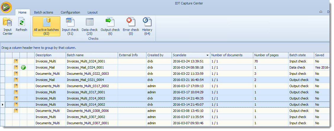 multiselect batch selector