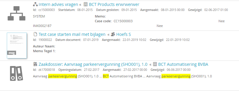 weergave tegels
