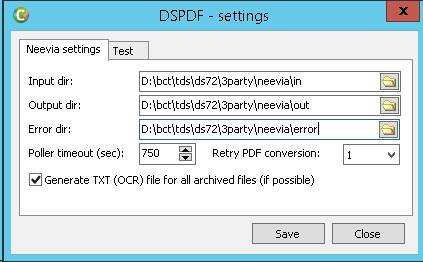 CMC DSPDF Generate TXT
